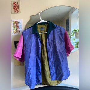 Lizwear silk bowling shirt